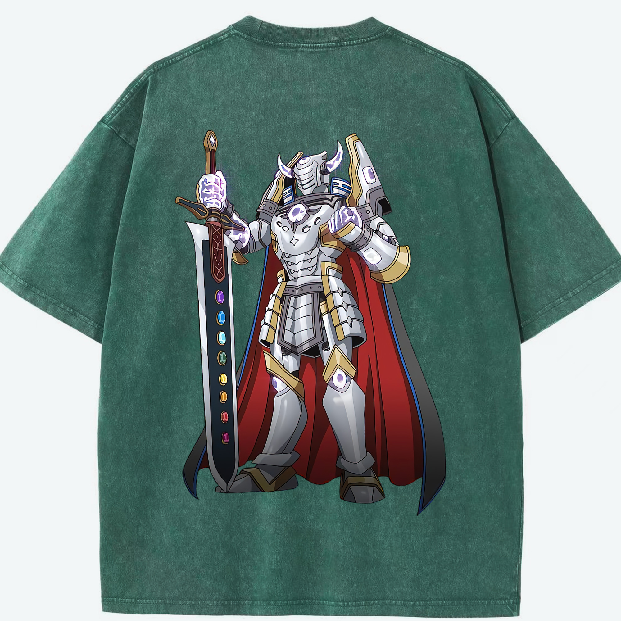 （画像用） 遊☆戯☆王 Yu-Gi-Oh! 綿100% ヴィンテージ風 半袖Tシャツ（背面プリント）